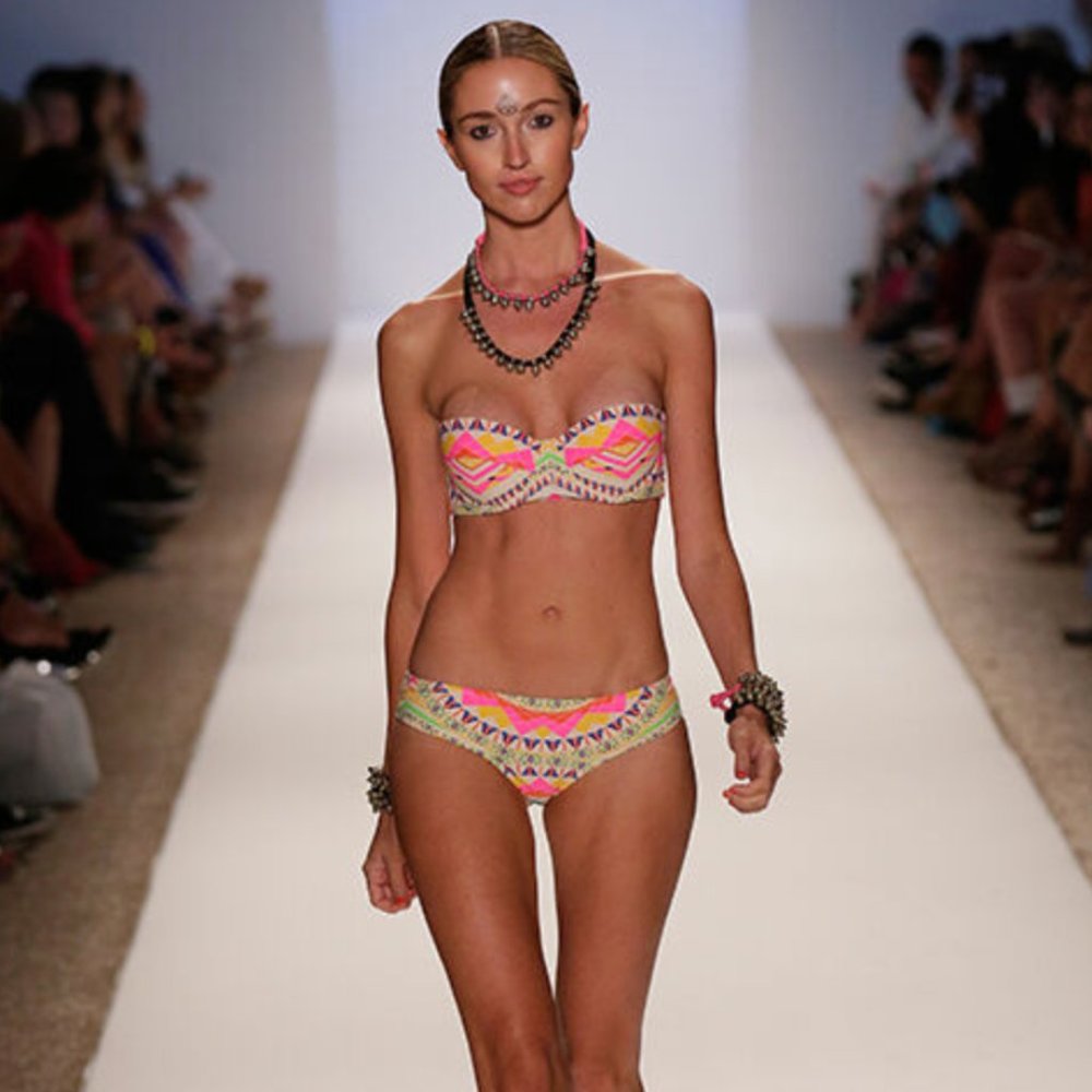 Mara Hoffman Swim Geometric Bikini Top & Bottom